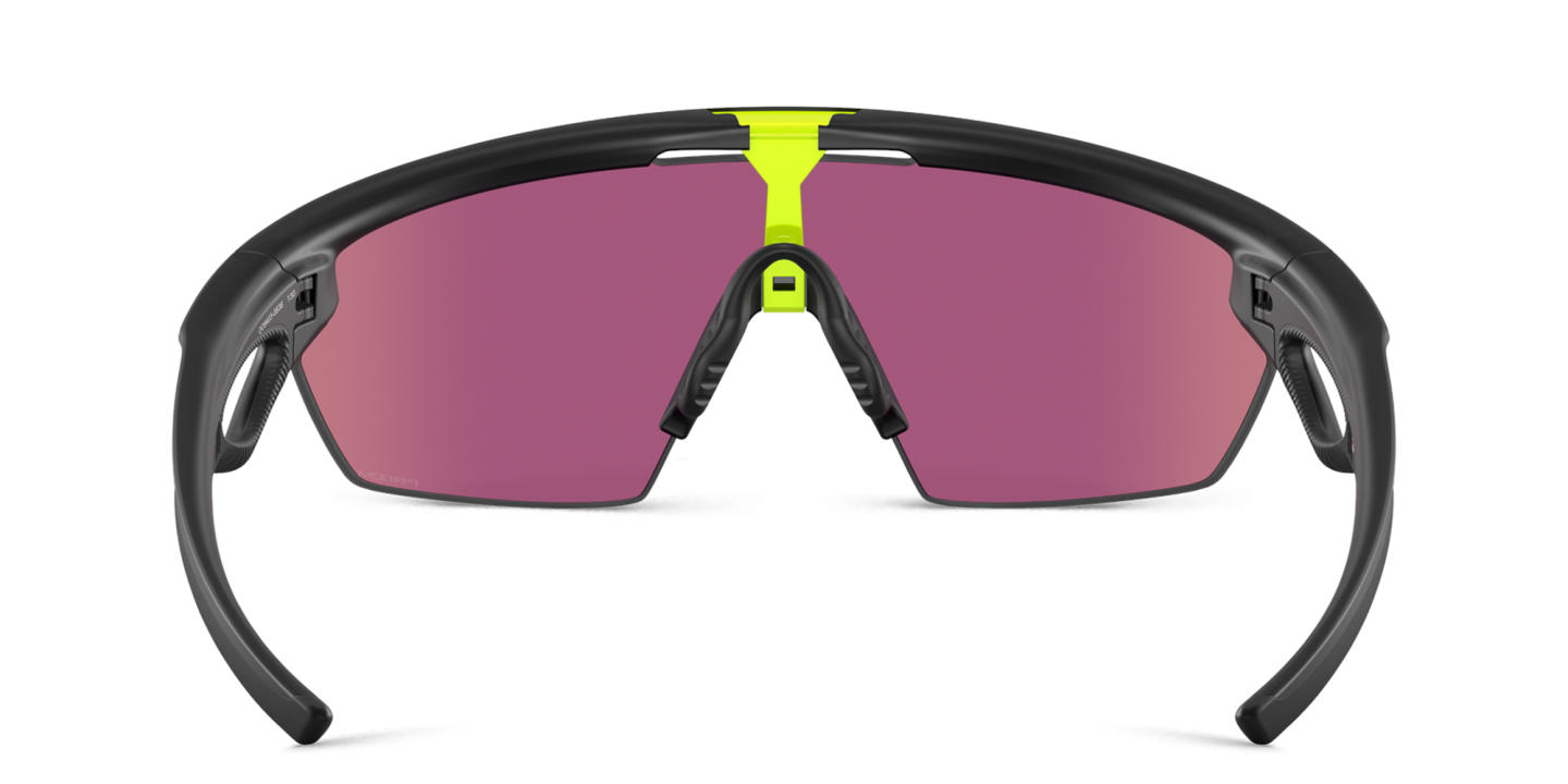 Shop Oakley Sphaera Unisex Half-Rim Mask Sunglasses in Black online.