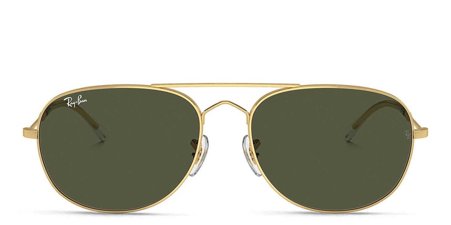 Ray-Ban Bain Bridge Unisex Pilot Sunglasses in Gold – Product Photo 0