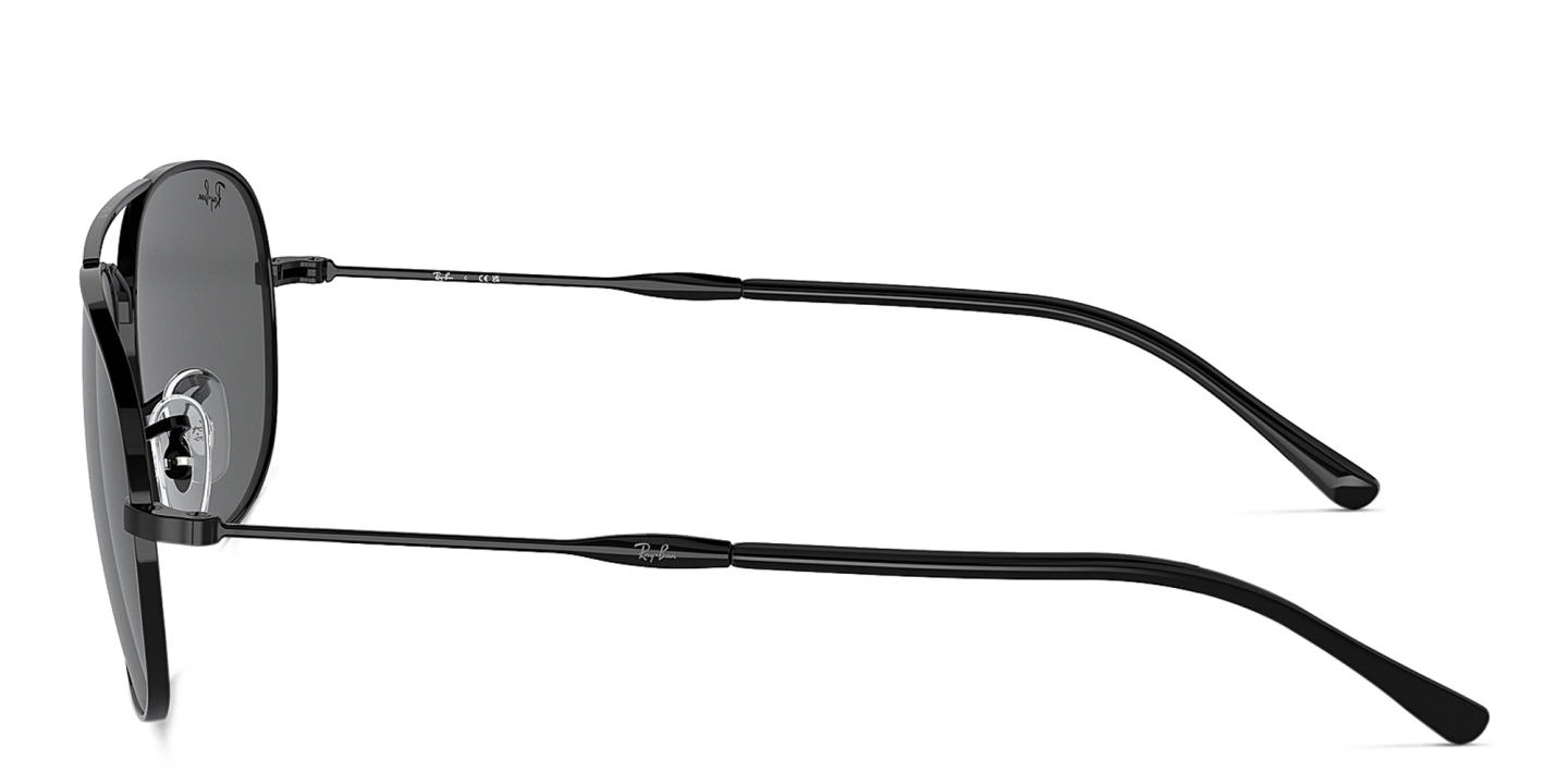 Ray-Ban Bain Bridge Unisex Pilot Sunglasses in Black – Product Photo 2