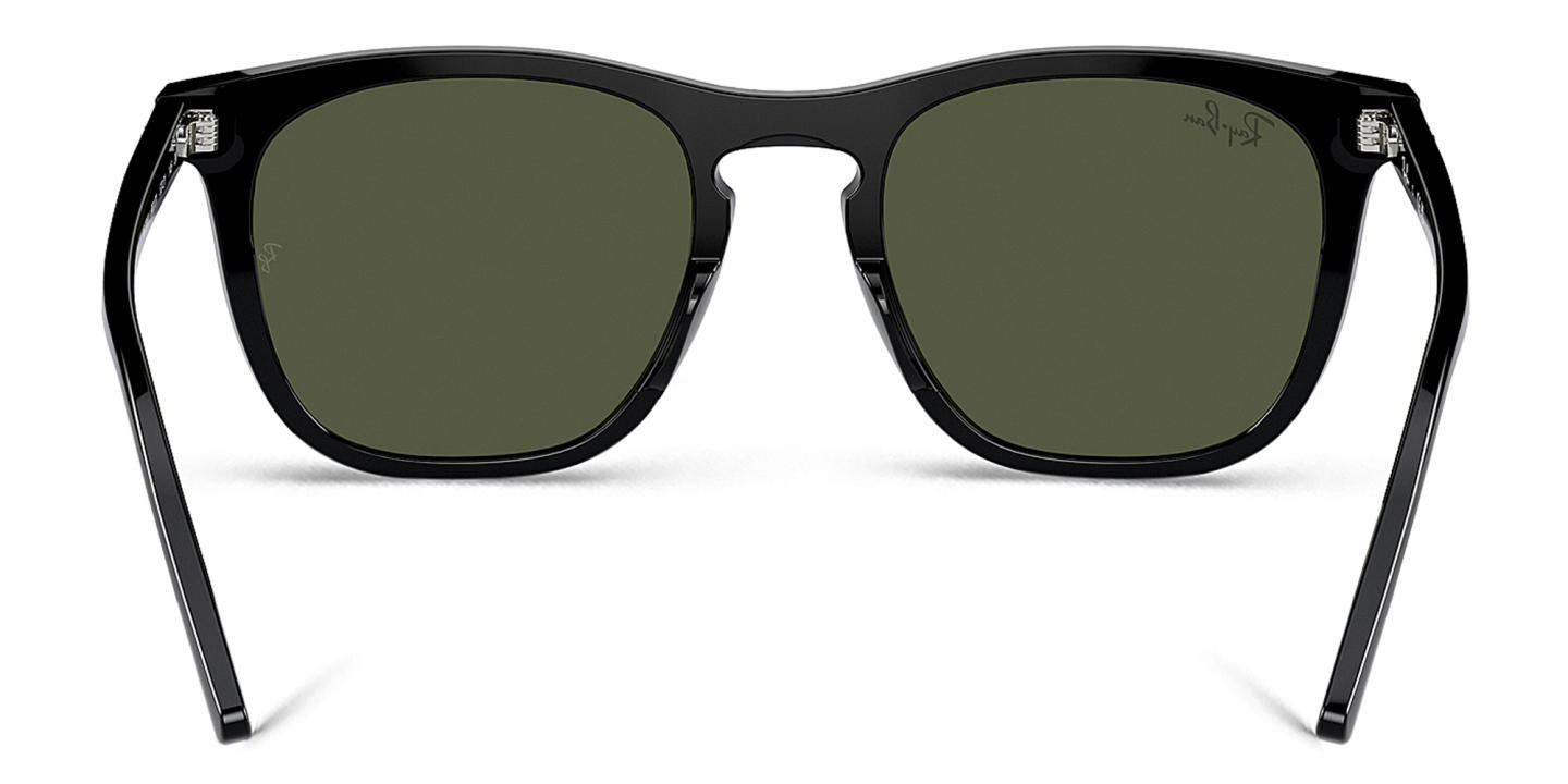 Ray-Ban Logo Unisex Square Sunglasses in Black – Product Photo 3