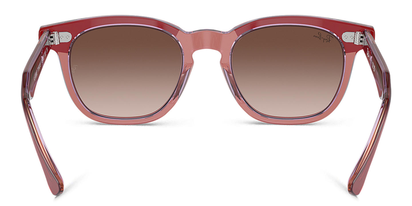 Ray-Ban Junior Logo Kids Square Sunglasses in Red – Product Photo 3