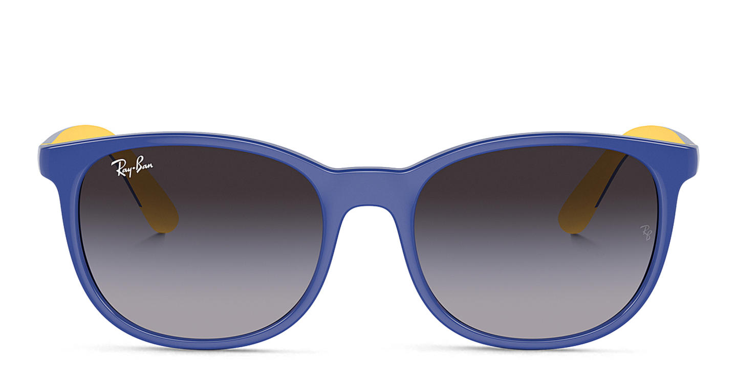 Ray-Ban Junior Kids Logo Square Sunglasses in Blue – Product Photo 0