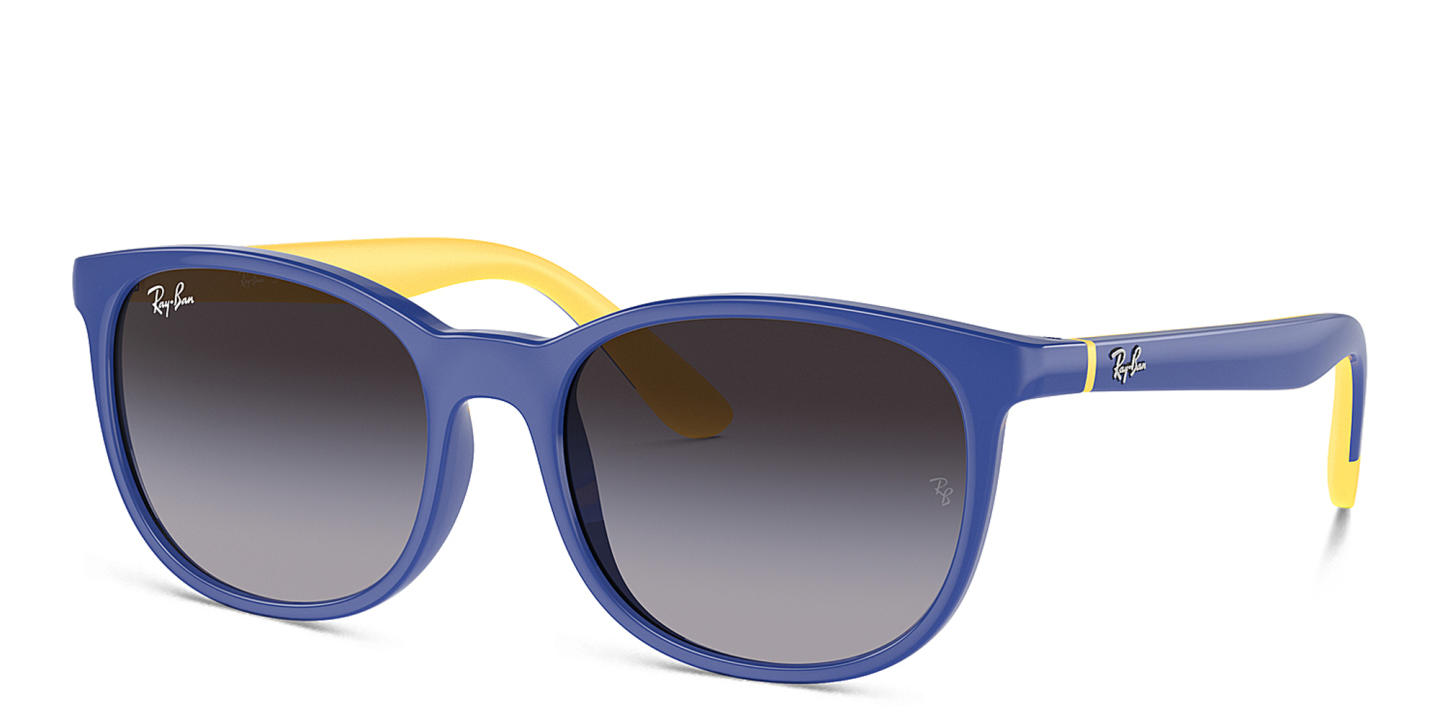 Ray-Ban Junior Kids Logo Square Sunglasses in Blue – Product Photo 1