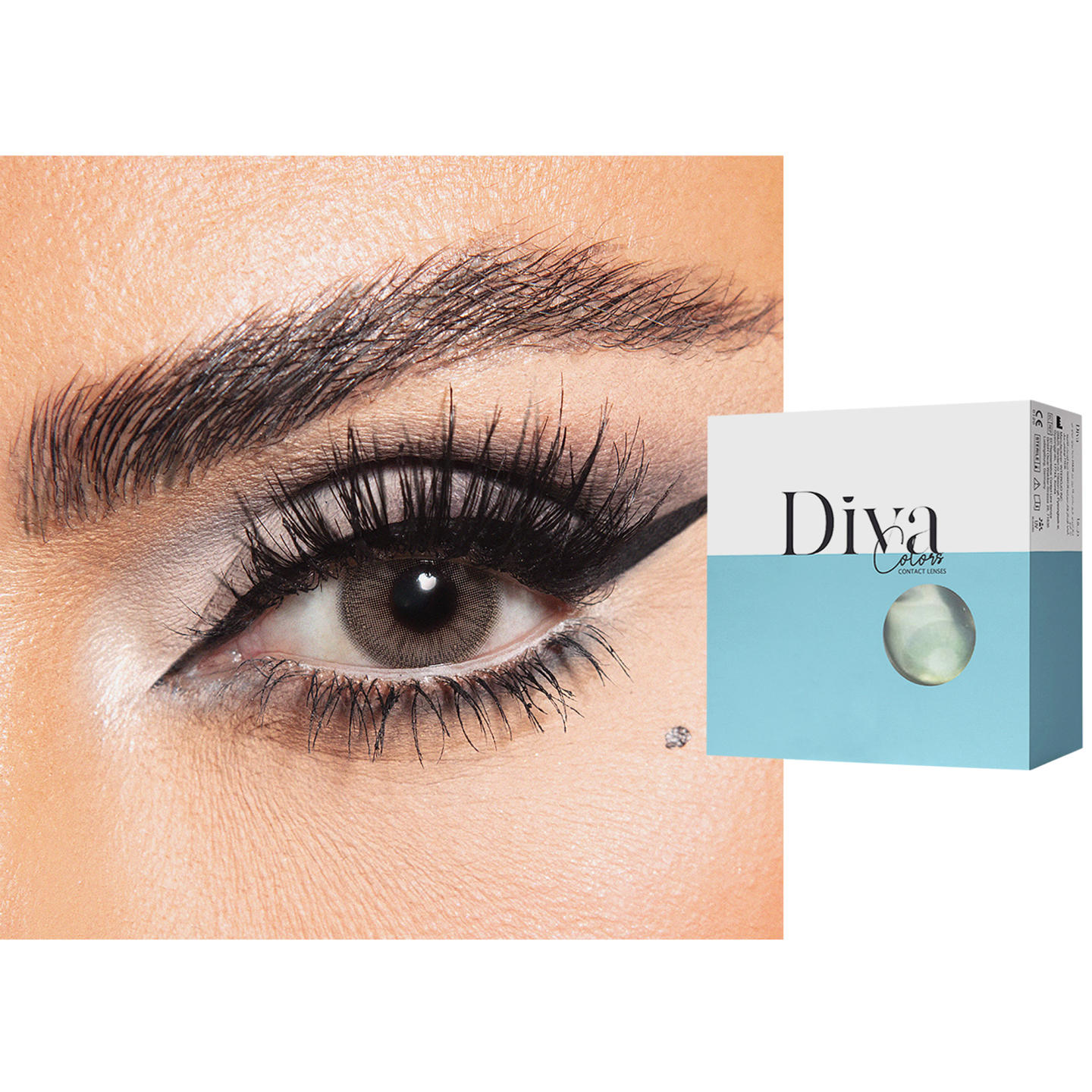 DIVA Monthly Color Contact Lenses in Eitan – Product Photo 0