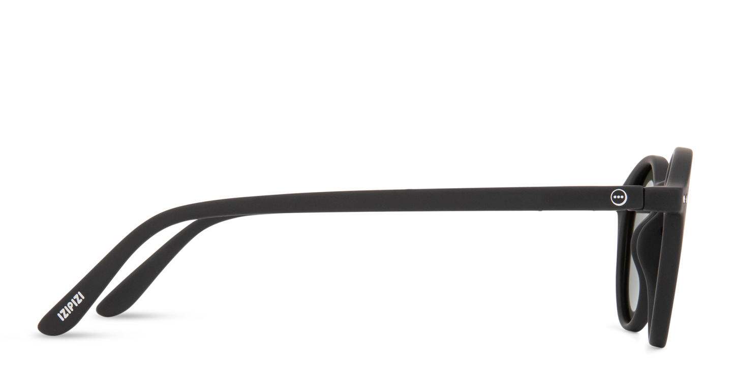 Izipizi Logo Unisex Round Sunglasses in Black – Product Photo 3