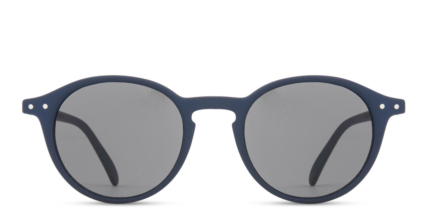 Izipizi Logo Unisex Round Sunglasses in Blue – Product Photo 0