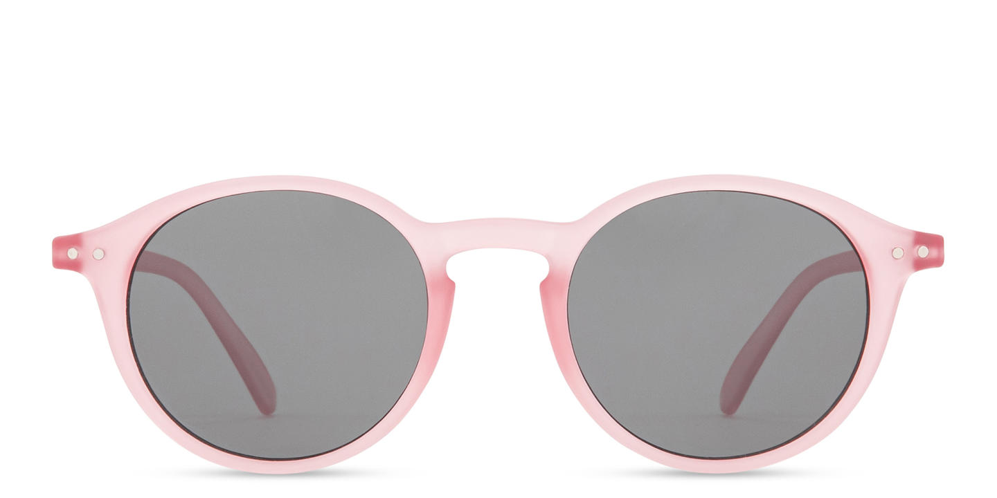 Izipizi Logo Unisex Round Sunglasses in Pink – Product Photo 0