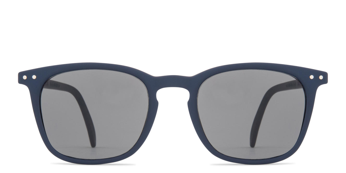 Izipizi Logo Unisex Square Sunglasses in Blue – Product Photo 0