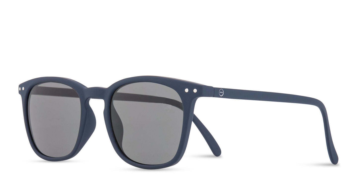 Izipizi Logo Unisex Square Sunglasses in Blue – Product Photo 1