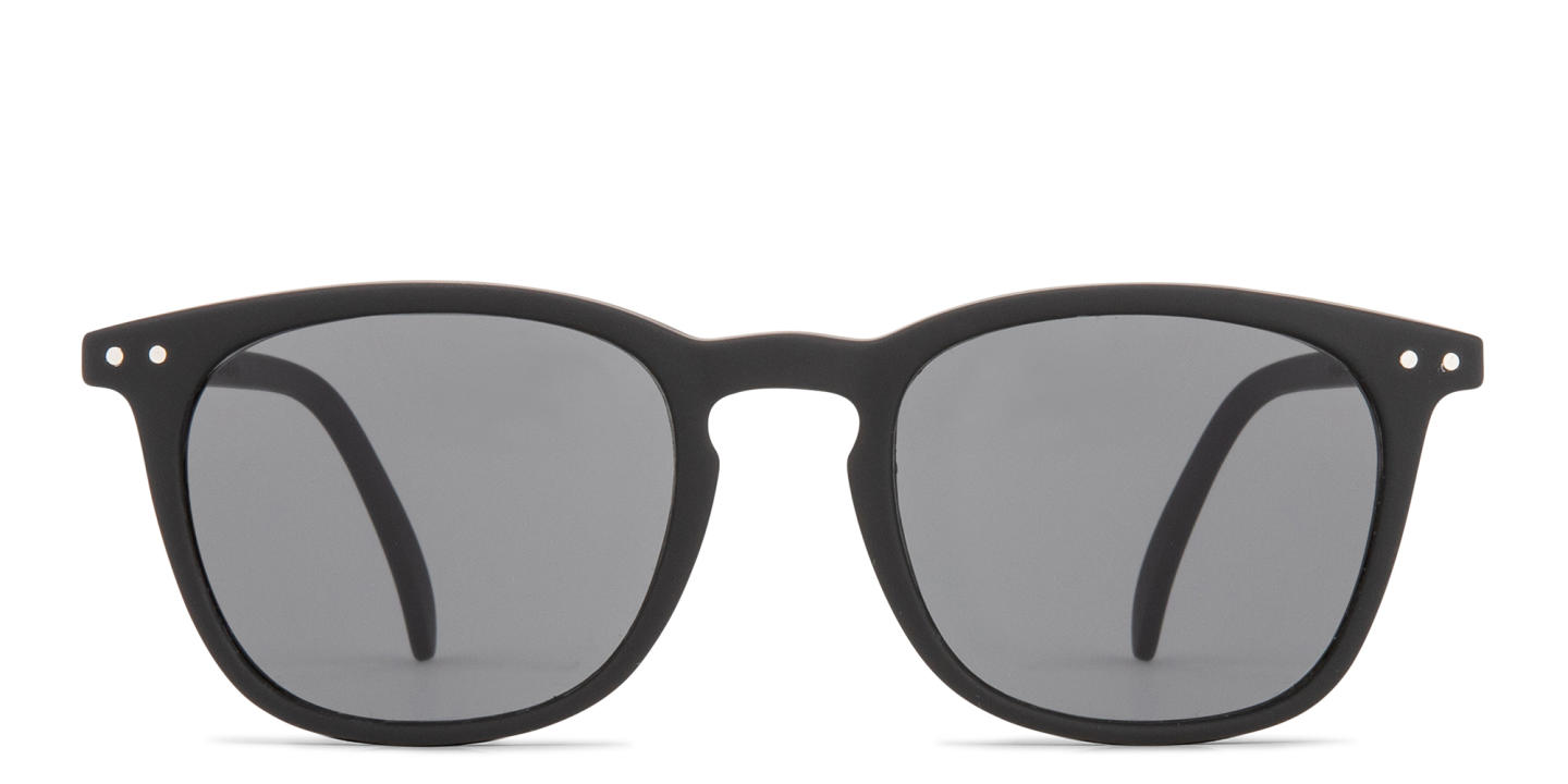 Izipizi Logo Unisex Square Sunglasses in Black – Product Photo 0