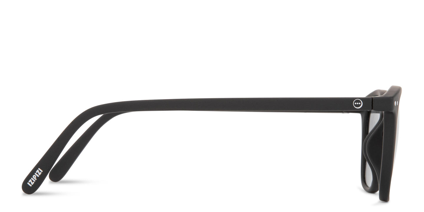 Izipizi Logo Unisex Square Sunglasses in Black – Product Photo 3