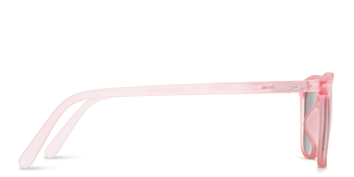Izipizi Logo Unisex Square Sunglasses in Pink – Product Photo 3