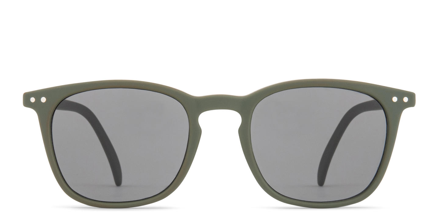 Izipizi Logo Unisex Square Sunglasses in Solid khaky – Product Photo 0