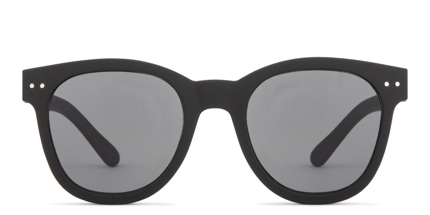 Izipizi Logo Unisex Square Sunglasses in Black – Product Photo 0