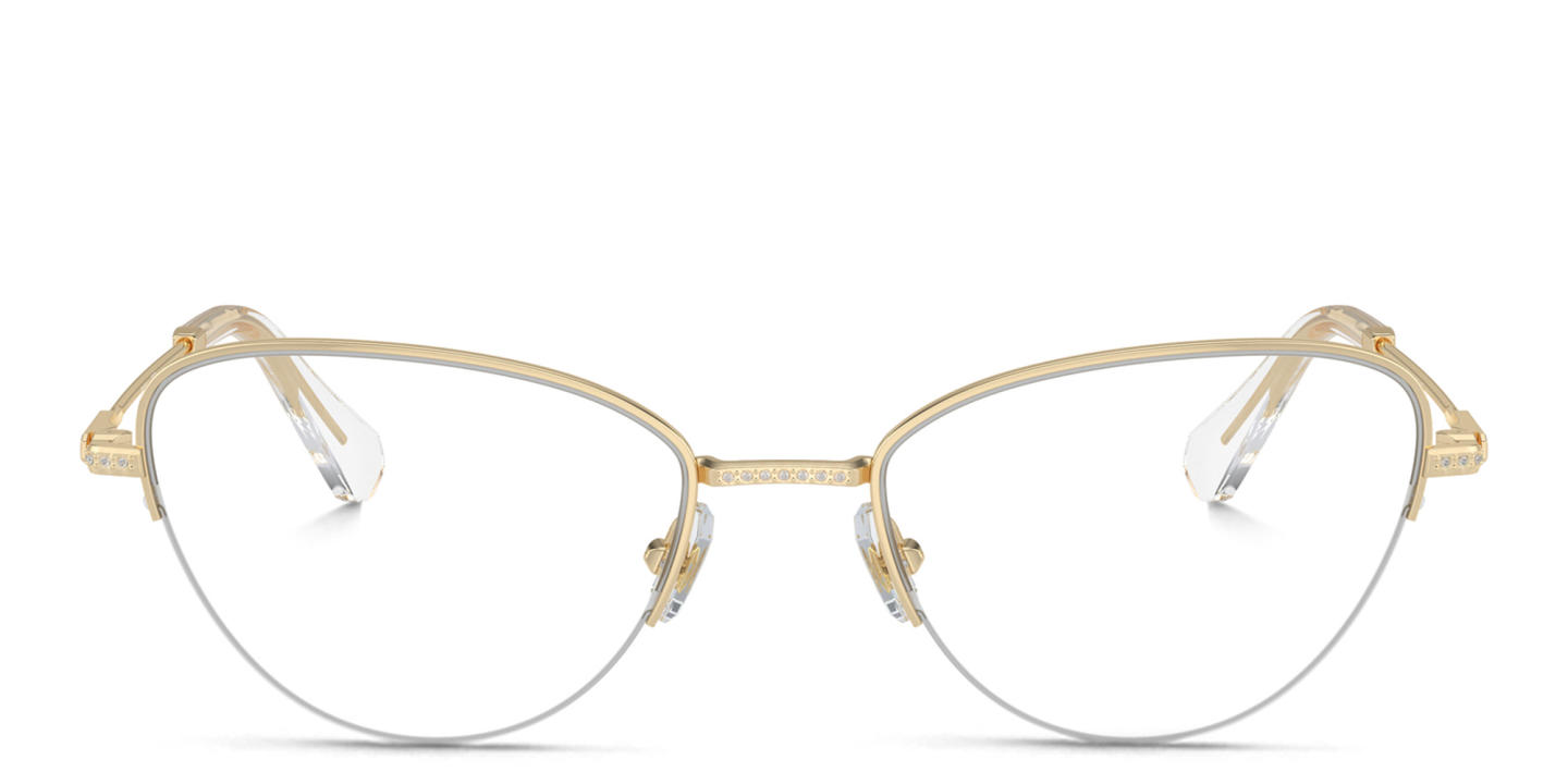 Swarovski Crystal-Embellished Half-Rim Cat in Gold – Product Photo 0