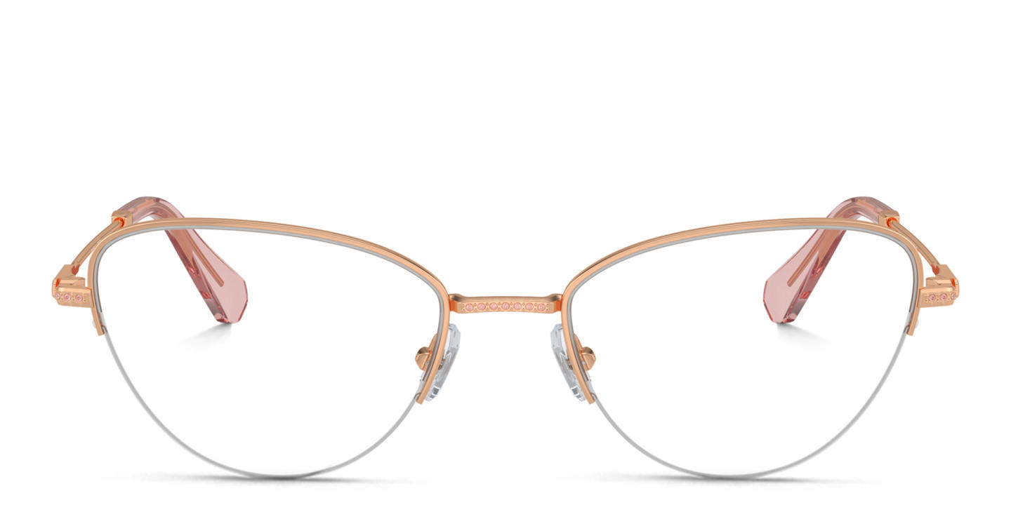Swarovski Crystal-Embellished Half-Rim Cat in Rose Gold – Product Photo 0