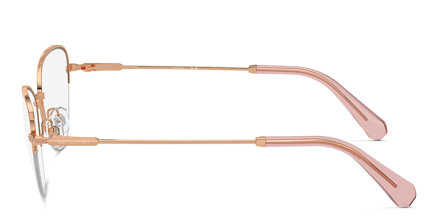 Swarovski Crystal-Embellished Half-Rim Cat in Rose Gold – Product Photo 2