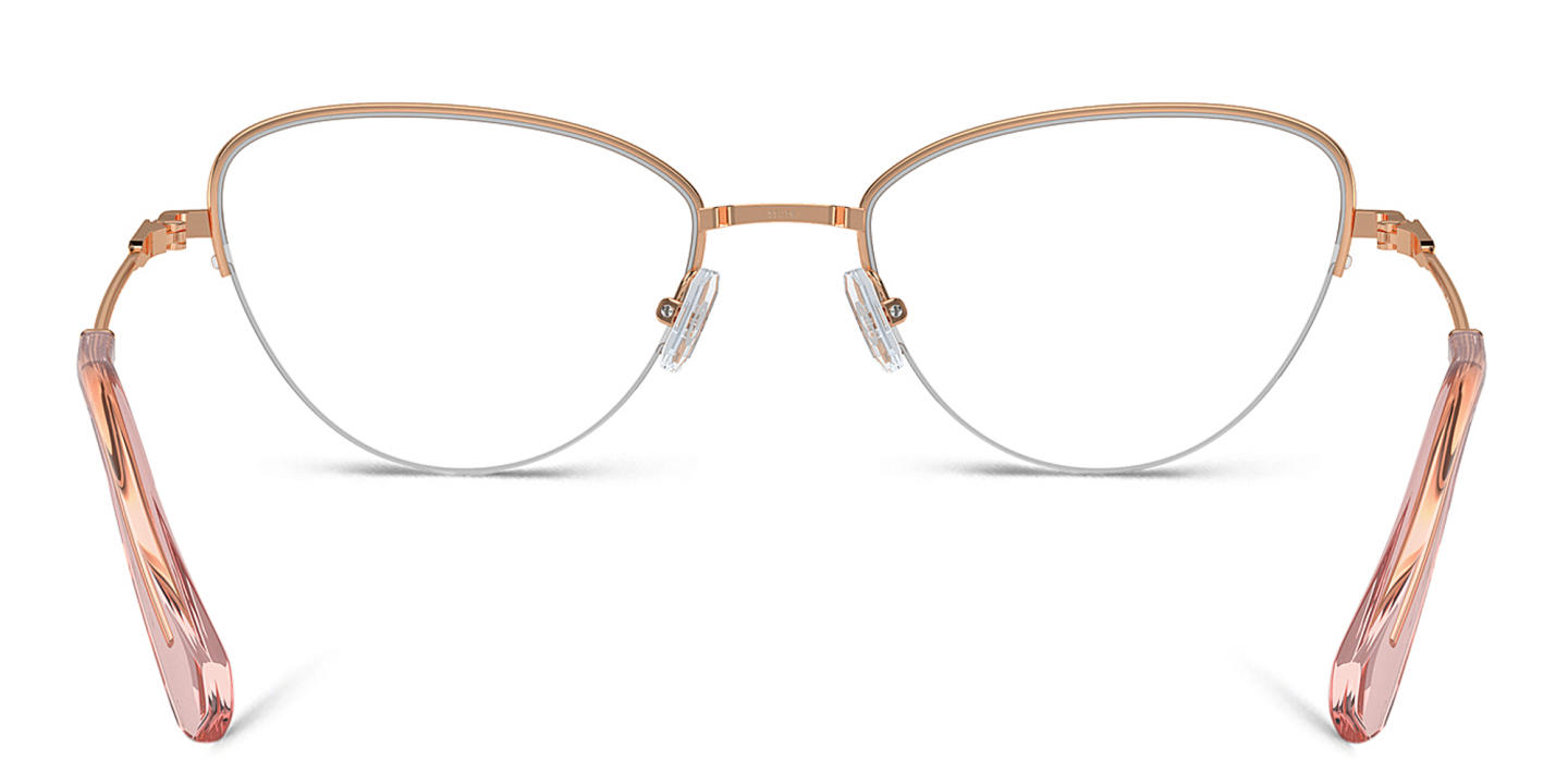 Swarovski Crystal-Embellished Half-Rim Cat in Rose Gold – Product Photo 3