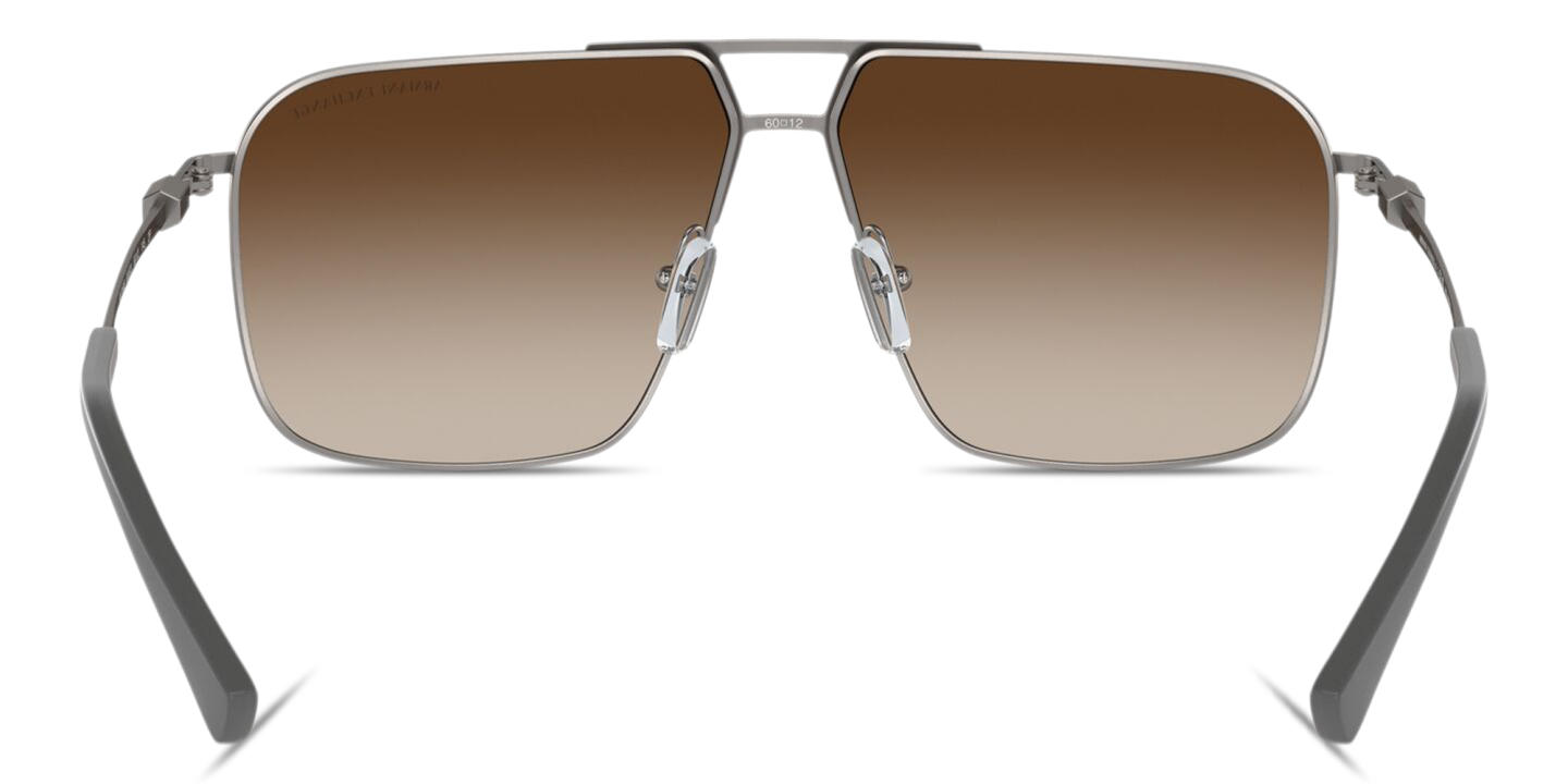 Armani Exchange A|X Logo Pilot Sunglasses in Gunmetal – Product Photo 3