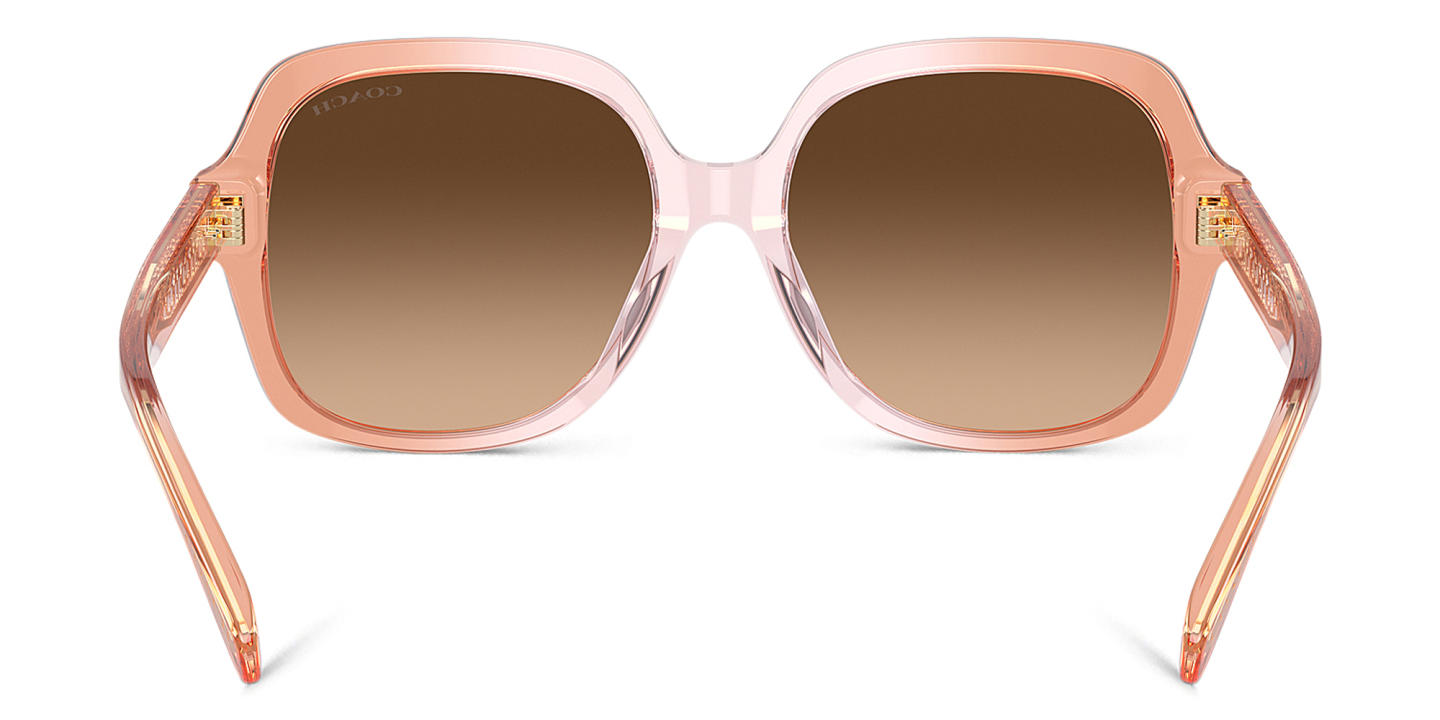Coach C Logo Detail Oversized Square Sunglasses in Pink – Product Photo 3