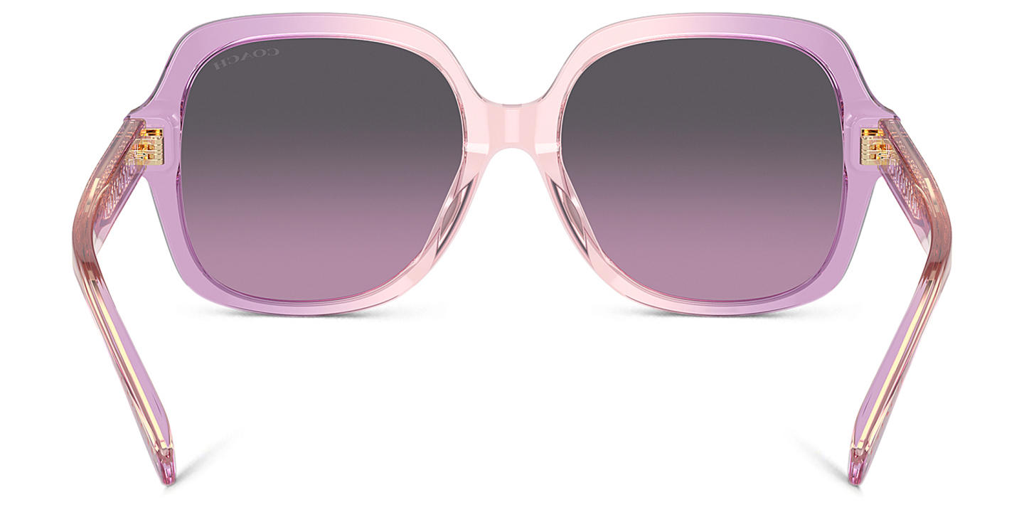 Coach C Logo Detail Oversized Square Sunglasses in Pink – Product Photo 3