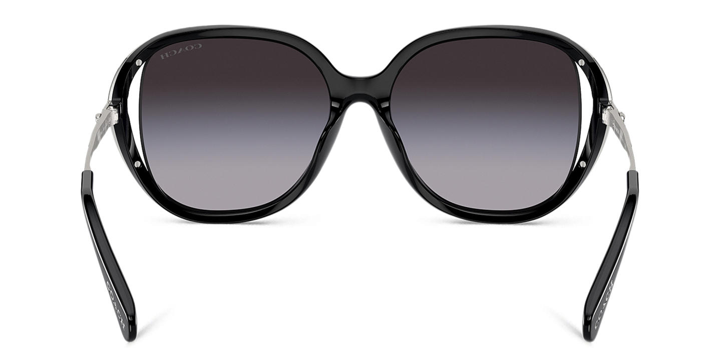 Coach C Motif Oversized Square Sunglasses in Black – Product Photo 3