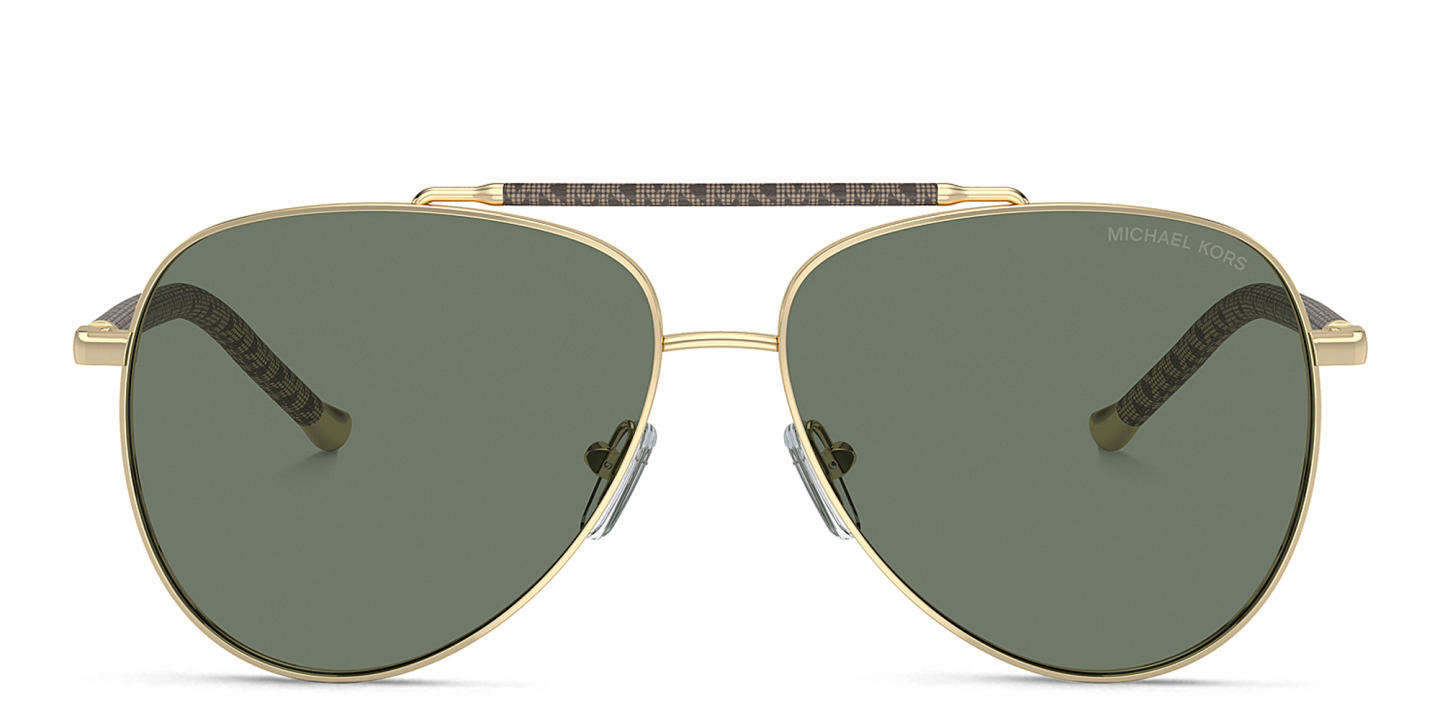 Michael Kors Portugal Aviator Sunglasses in Gold – Product Photo 0