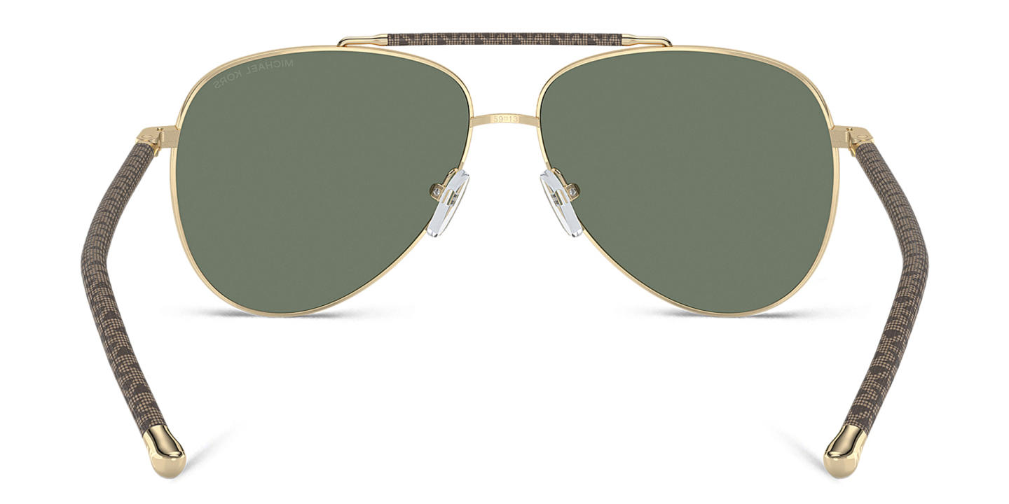 Michael Kors Portugal Aviator Sunglasses in Gold – Product Photo 3