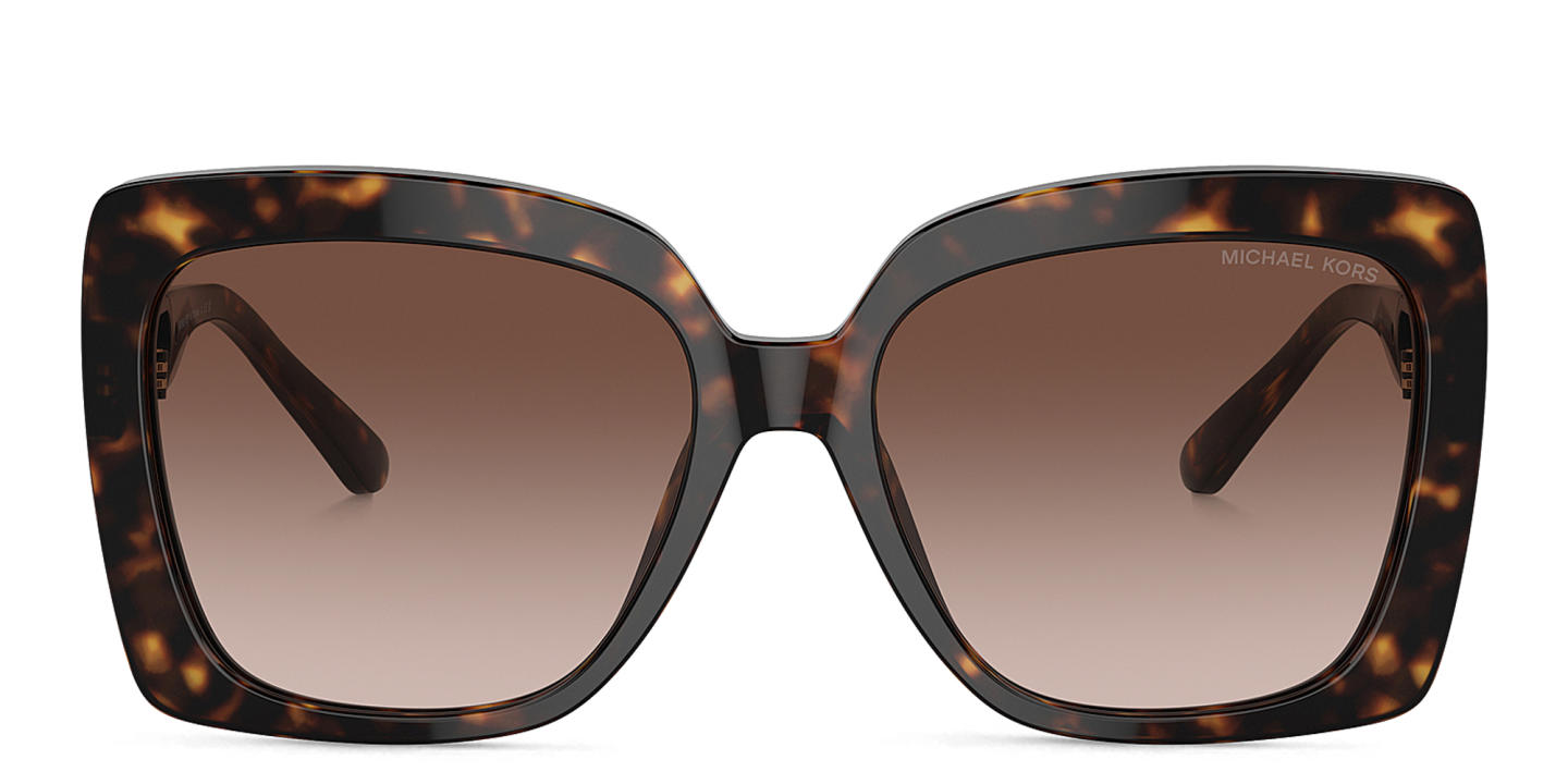 Shop Michael Kors Nice Oversized Square Sunglasses in Tortoise online.