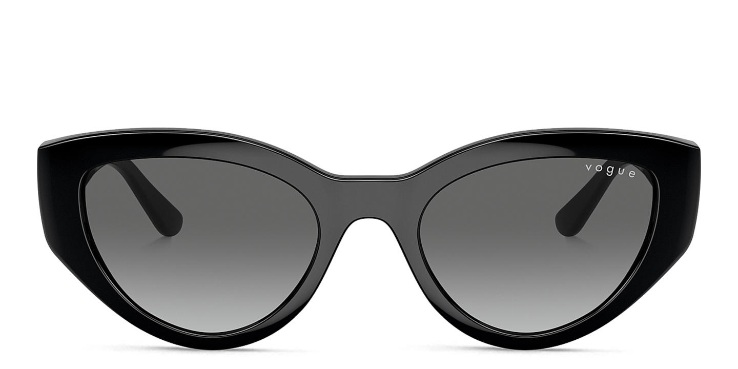 Vogue Eyewear Logo Signature Cat-Eye Sunglasses in Black – Product Photo 0