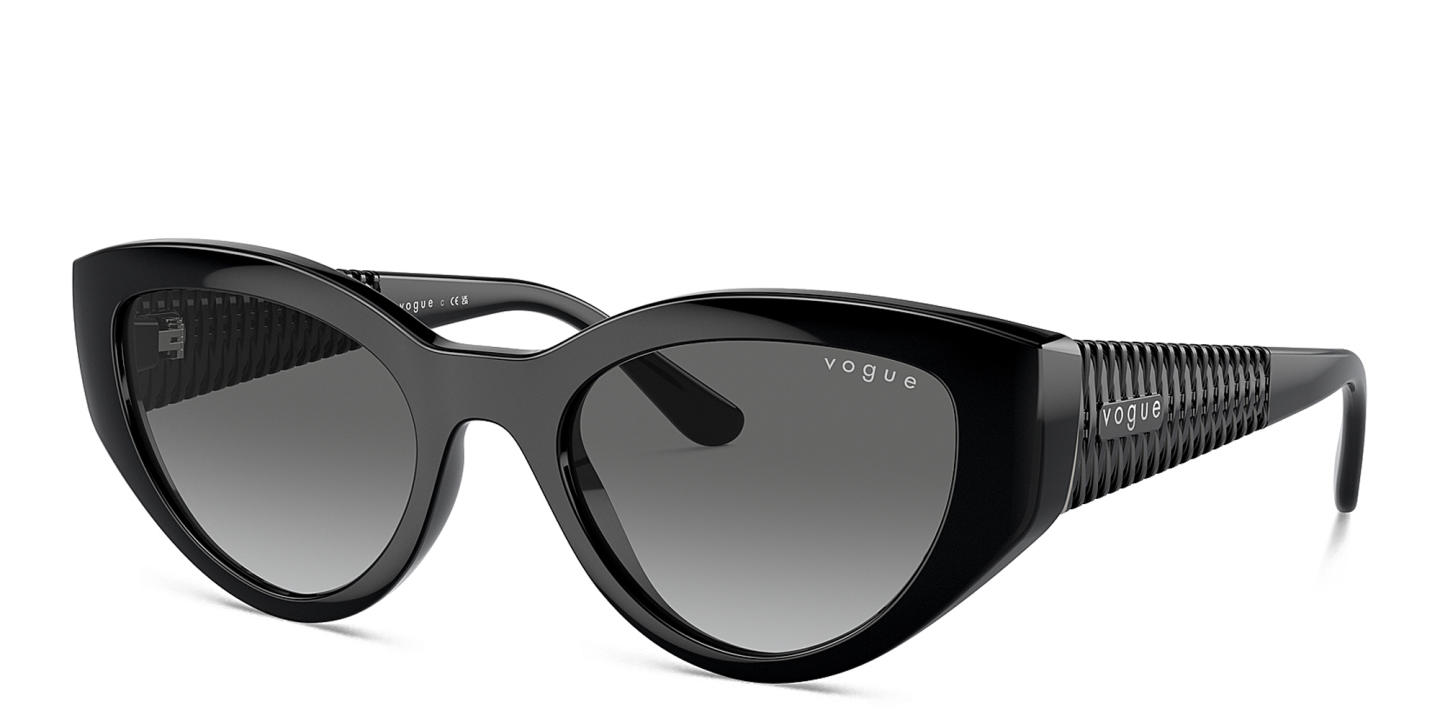 Vogue Eyewear Logo Signature Cat in Black – Product Photo 1