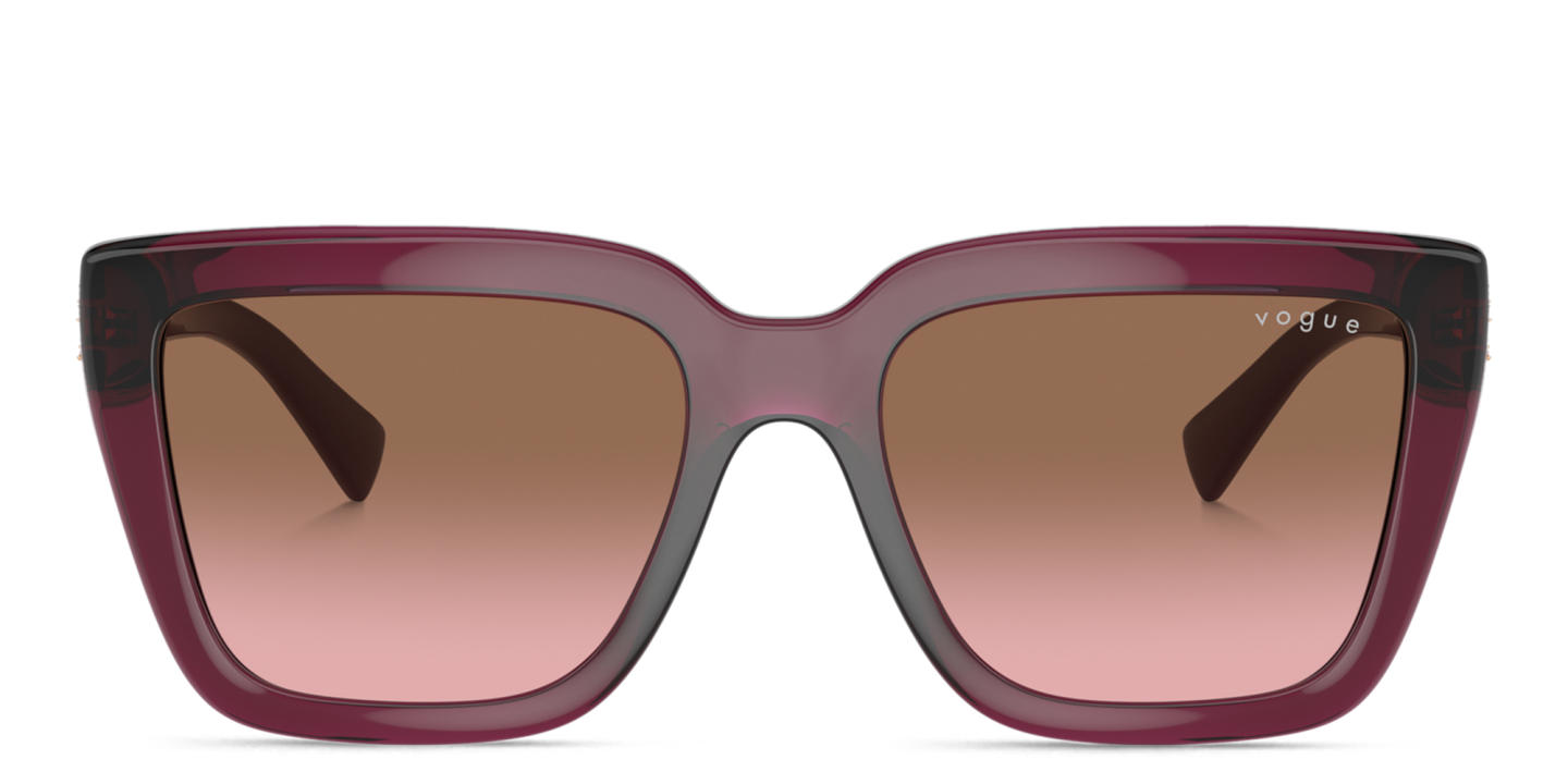 Vogue Eyewear Rhinestone-Embellished Butterfly Sunglasses in Red – Product Photo 0