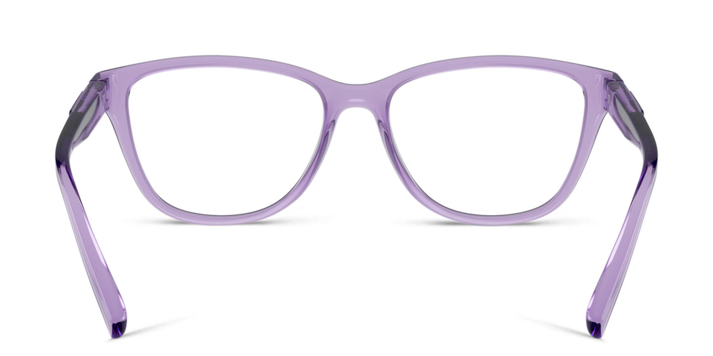 Armani Exchange Logo Cat-Eye Eyeglasses in Purple – Product Photo 3