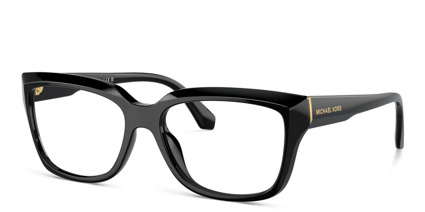 Michael Kors Birmingham Rectangle Eyeglasses in Black – Product Photo 1