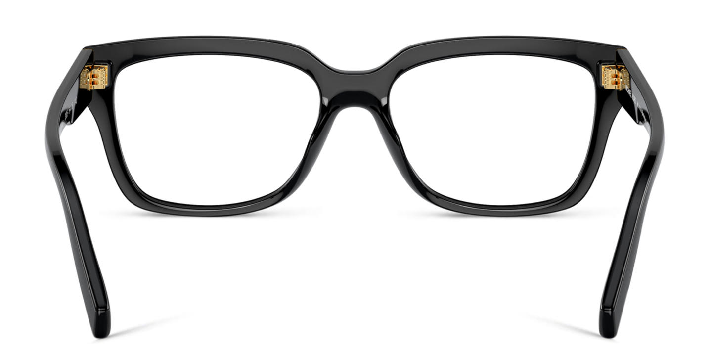 Michael Kors Birmingham Rectangle Eyeglasses in Black – Product Photo 3