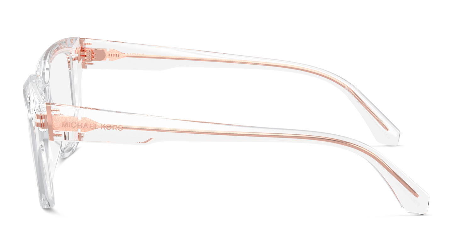 Michael Kors Birmingham Rectangle Eyeglasses in Clear – Product Photo 2