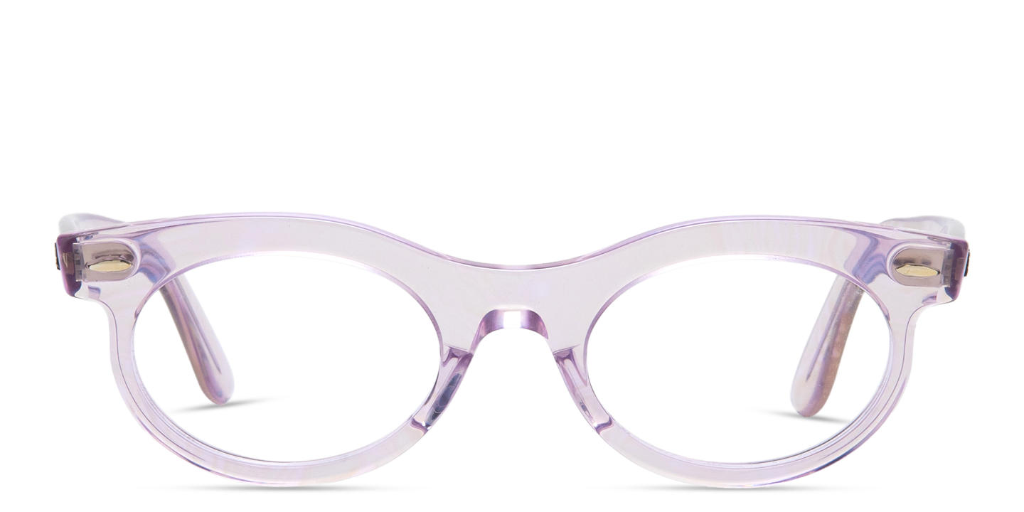 Shop Ray-Ban Octagon-Cut Crystals Cat-Eye Sunglasses in Purple online.