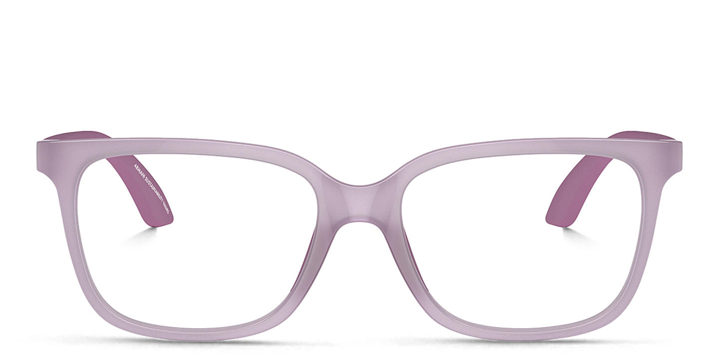 Emporio Armani Eaglo Logo Kids Pillow Eyeglasses in Purple – Product Photo 0