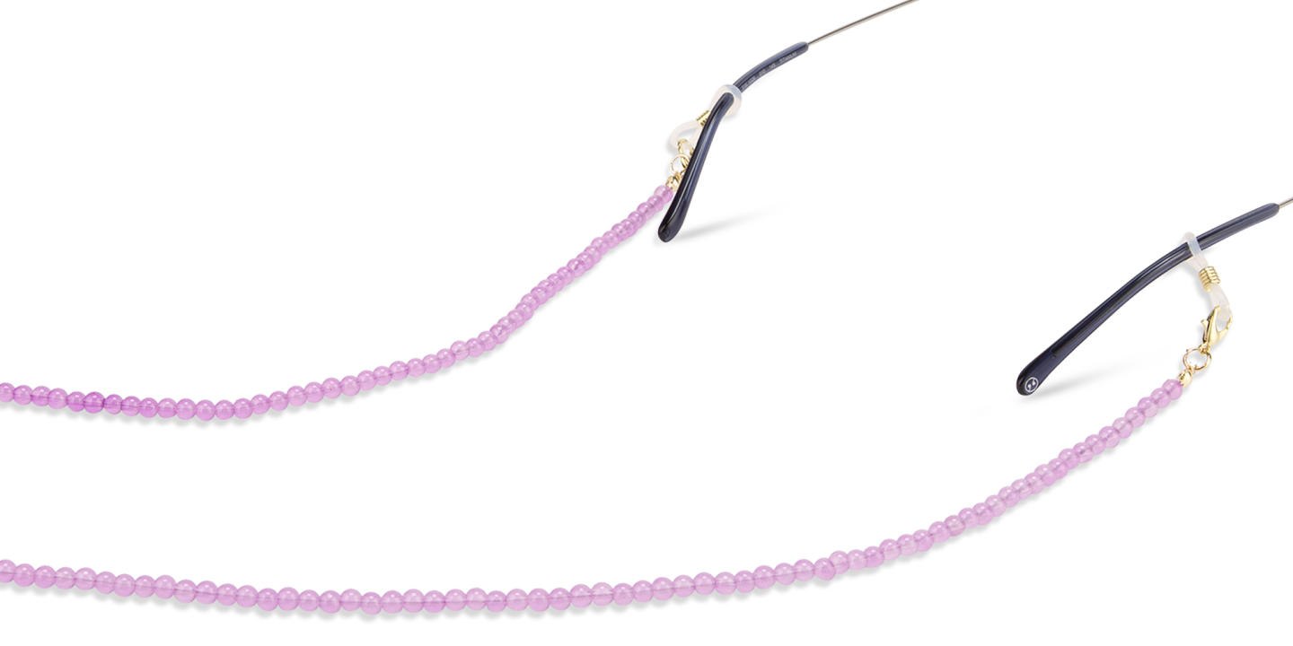 Unchained Society Purple Beads Unisex Glasses Chain – Product Photo 2