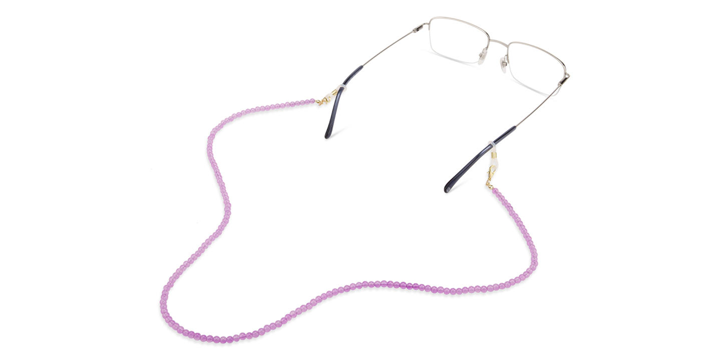 Unchained Society Purple Beads Unisex Glasses Chain – Product Photo 3
