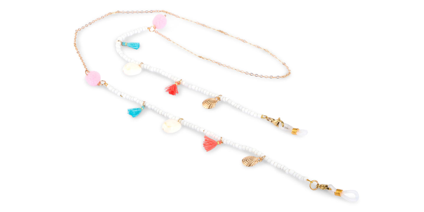 Unchained Society Seashells Unisex Glasses Chain – Product Photo 0