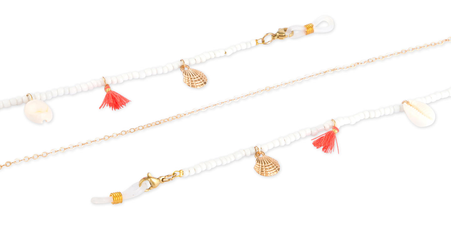 Unchained Society Seashells Unisex Glasses Chain – Product Photo 1