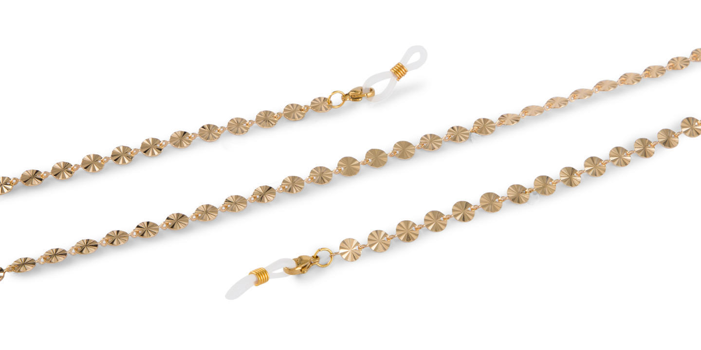 Unchained Society Unisex Gold Metal Glasses Chain – Product Photo 1