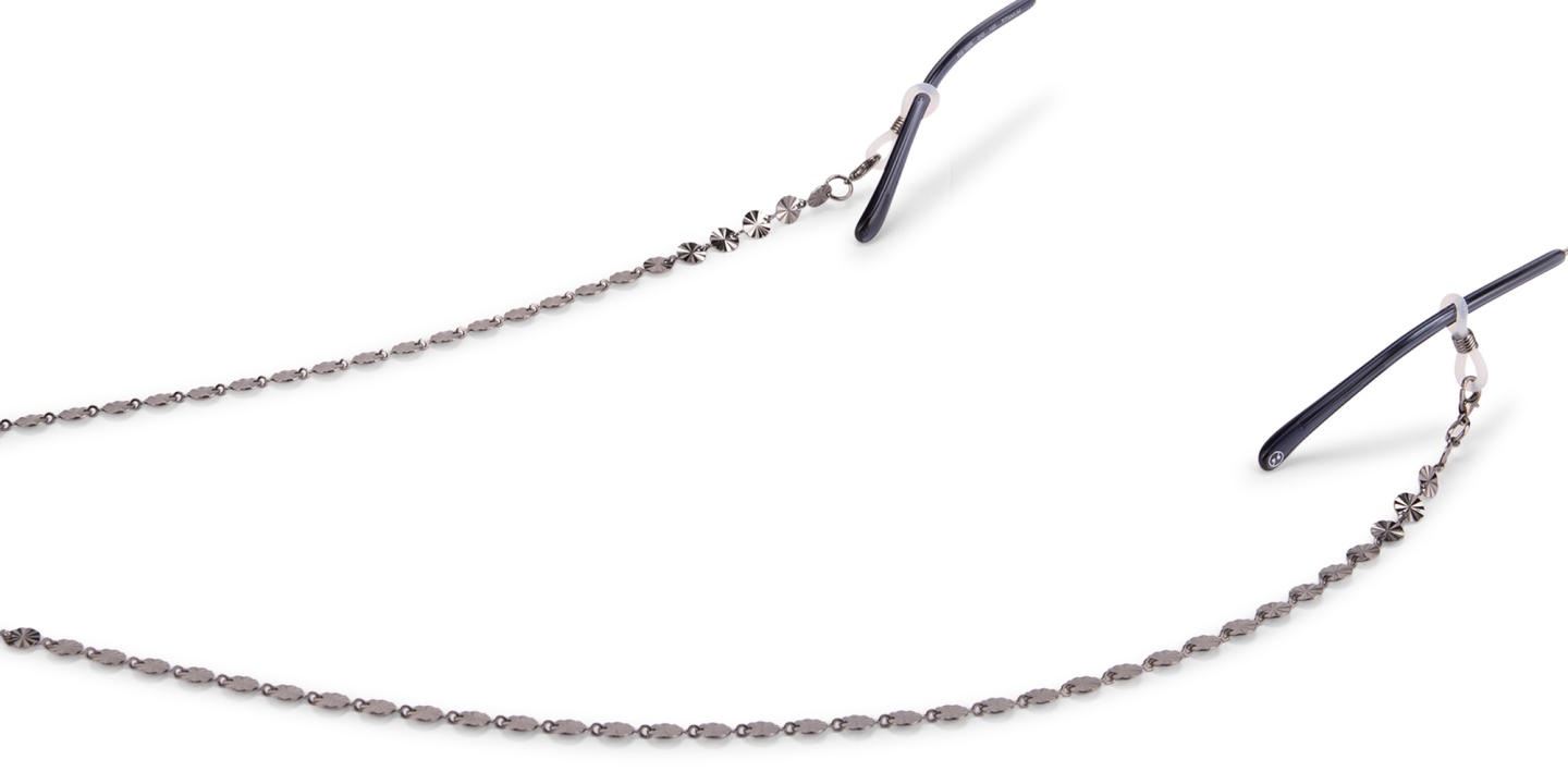 Unchained Society Unisex Black Metal Glasses Chain – Product Photo 2