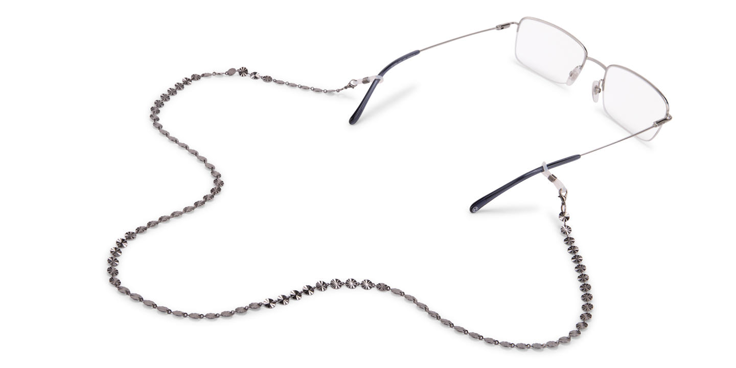 Unchained Society Unisex Black Metal Glasses Chain – Product Photo 3