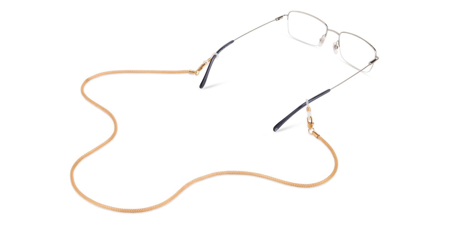 Unchained Society Unisex Gold Metal Snake Glasses Chain – Product Photo 3