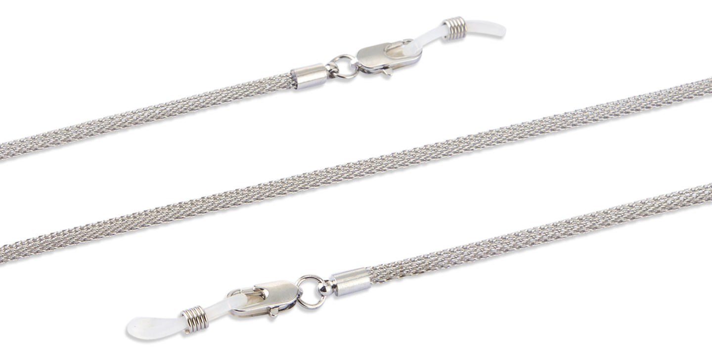 Unchained Society Unisex Silver Metal Snake Glasses Chain – Product Photo 1