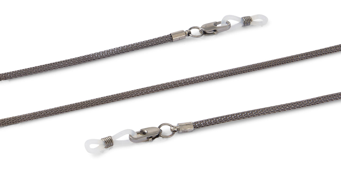 Unchained Society Unisex Black Metal Snake Glasses Chain – Product Photo 1