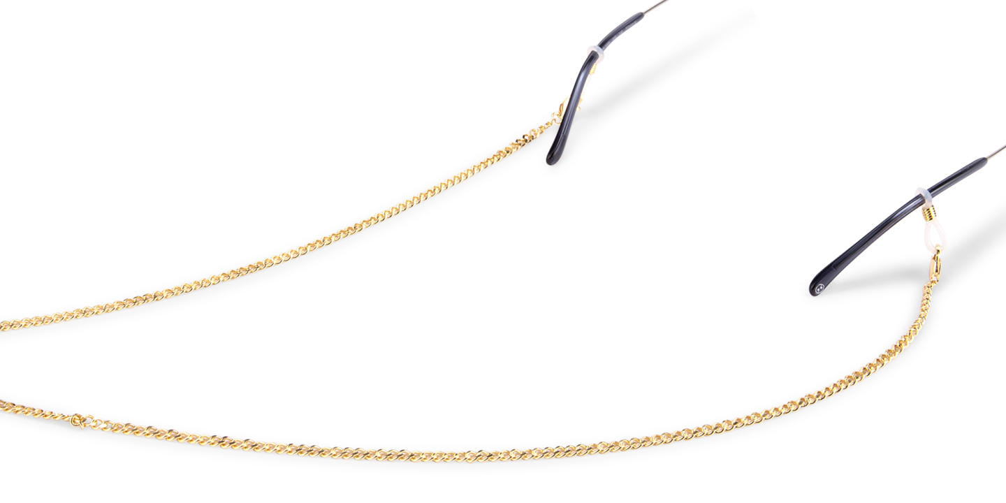 Shop Unchained Society Unisex Gold Metal Glasses Chain online.
