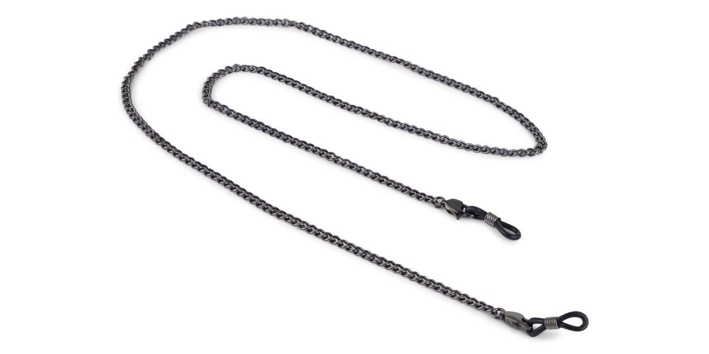 Shop Unchained Society Unisex Black Metal Glasses Chain online.
